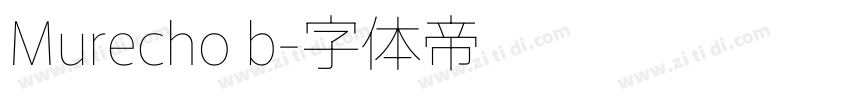 Murecho b字体转换